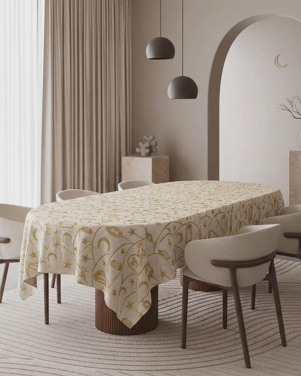 Elegant Ramadan tablecloth